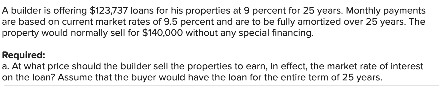  A builder is offering $123,737 loans for his properties at 9