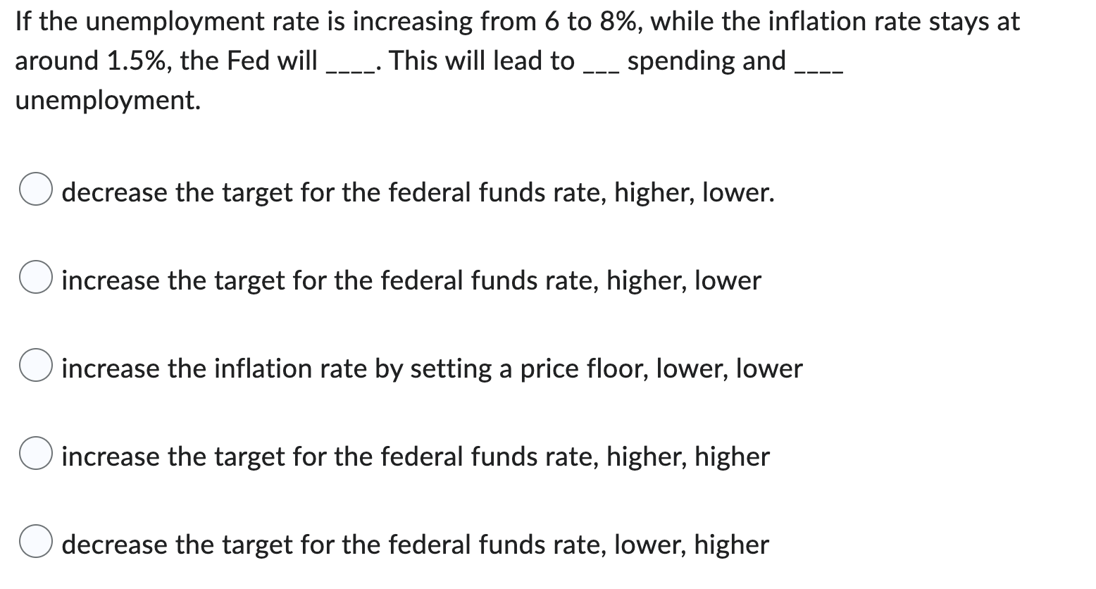 raises interest rates, stock market values will probably fall, because: (Mark ALL