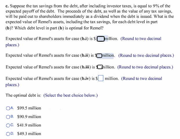 a market value of S50.3 million, S100.6 million, or S148.9 million next