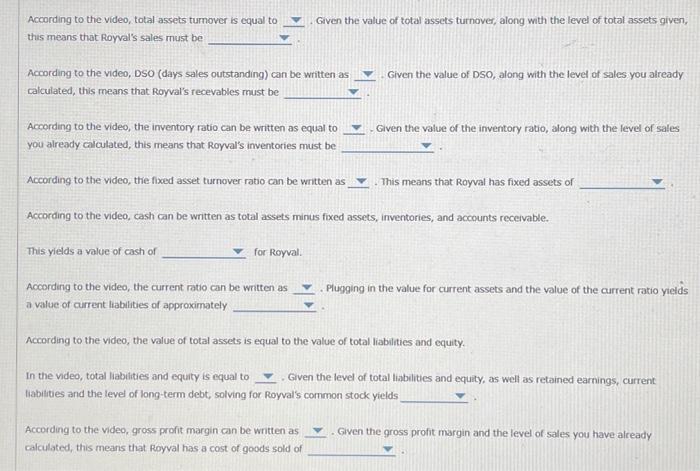 you learned about in the previous stage of the problem to answer