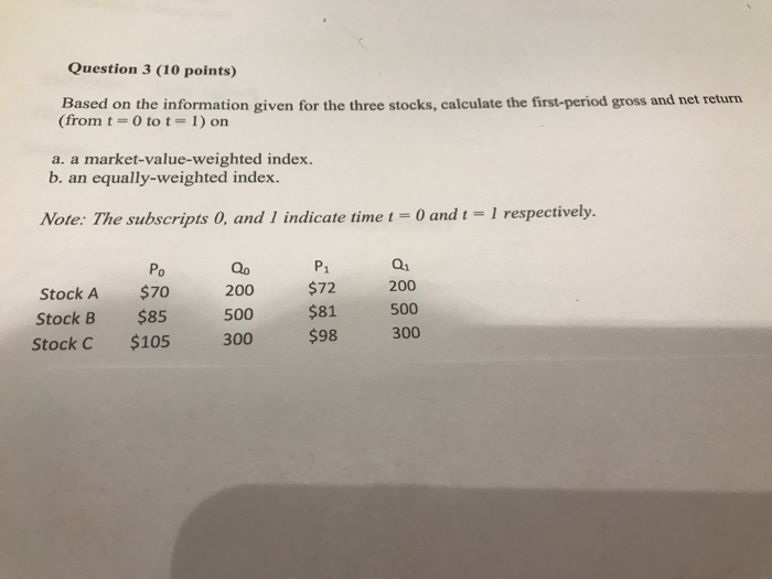  Pls show your work! Thanks Based on the information given for