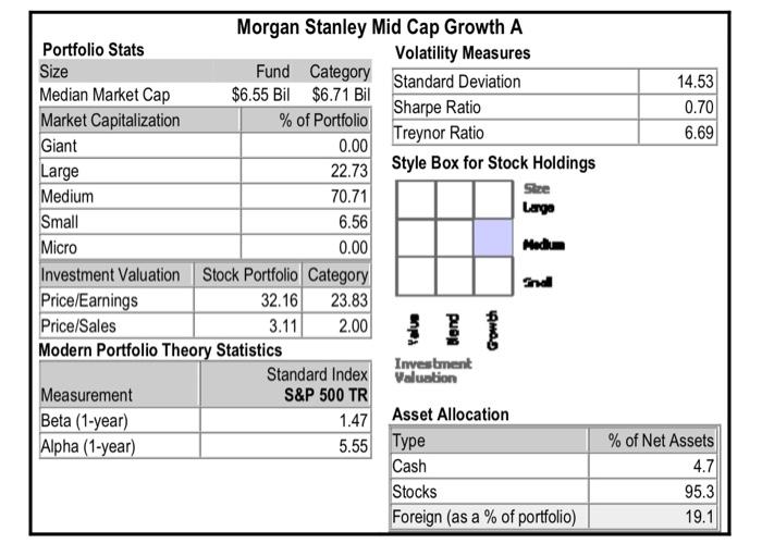 1) What main differences do you make between GS Large Cap