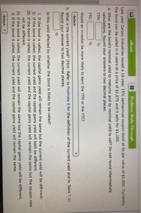 bond can be called in 6 years at a price of $1,075