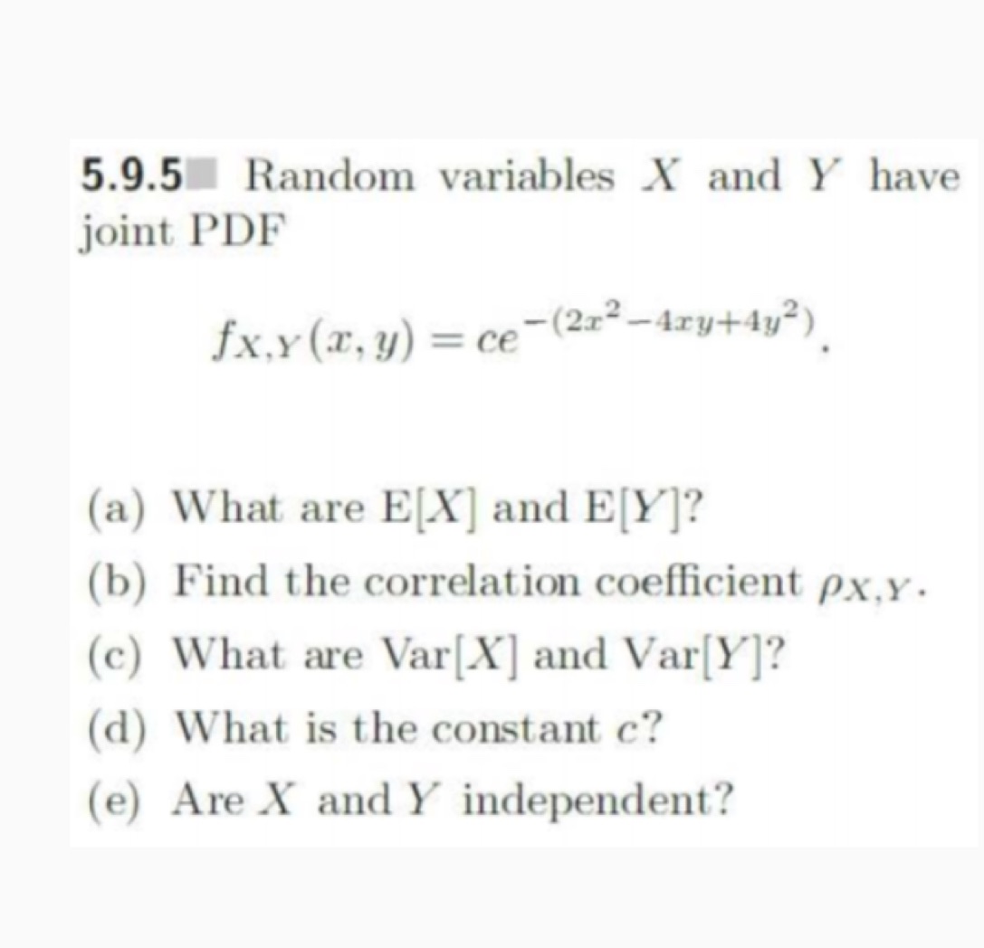 Please answer the questions and provided explanation ( keep explanation seperate) 5.9.5