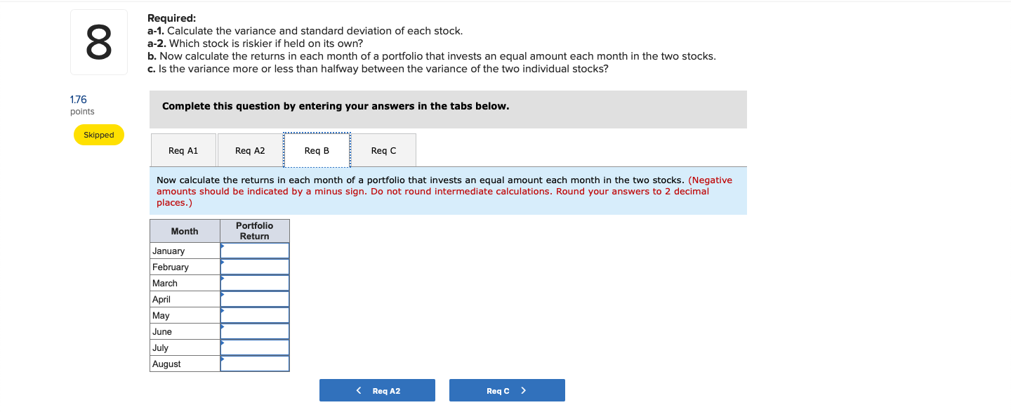 +3 +5 -2 -3 -8 -2 January February March April May June