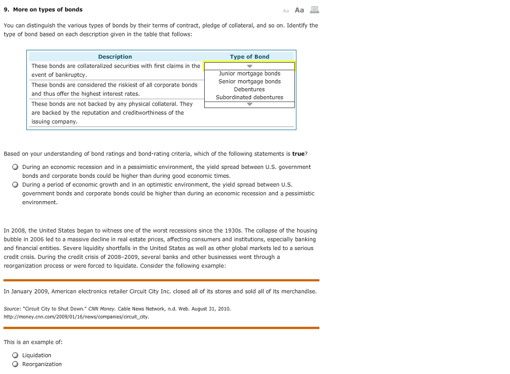 All pull down options are the same forthe top part of the