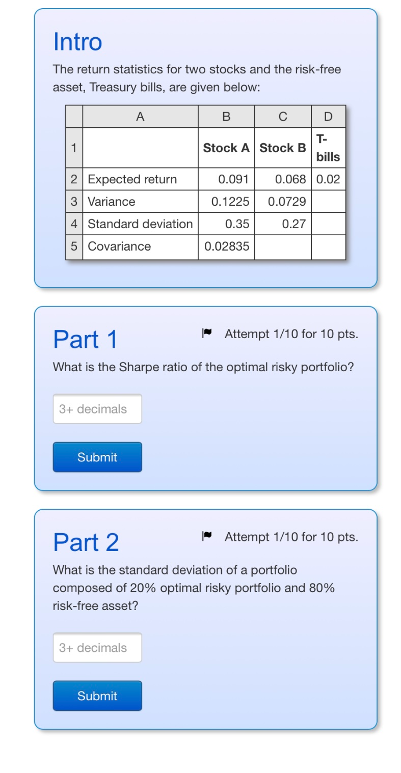 Using Excel can help with this one! Thanks! Intro The return