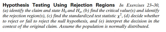 How do you do LONGHAND Hypothesis Testing Using Rejection Regions In Exercises