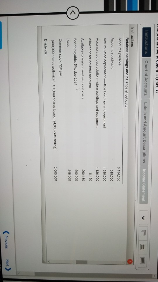 including the transactions recorded in part (1) and all adjusting entries), the