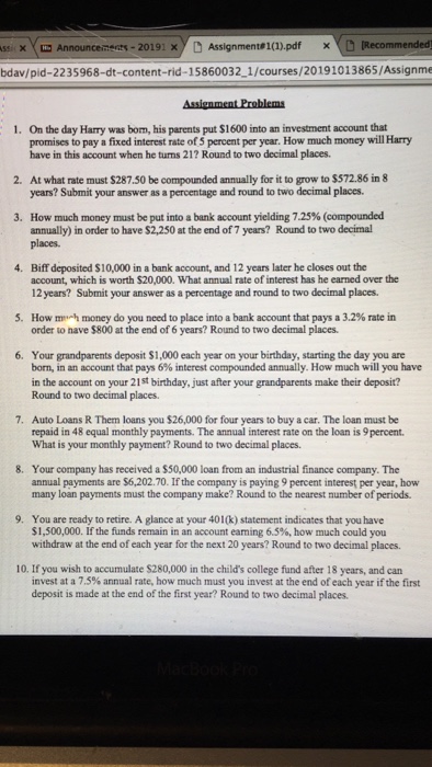  Instructions Assignment problems (need to solve) Only this the homework Sample