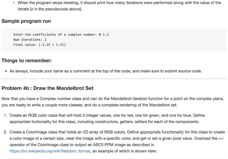 namespace std; #include "Complex.h" int main(void) { double a, b; const int