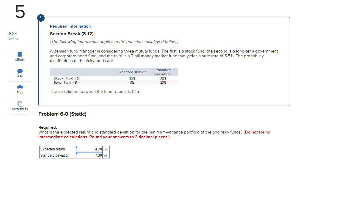 LO 5 8.33 points eBook Ask C Print References ! Required