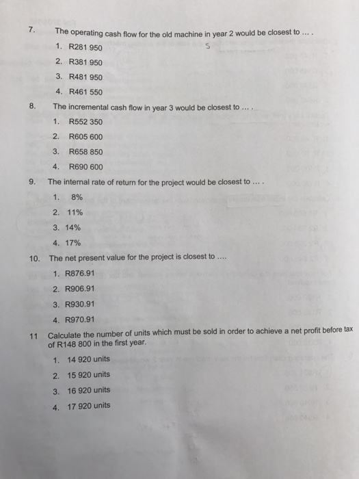 the fundamental aspects of decision making for long-term investment. Study chapters 10,