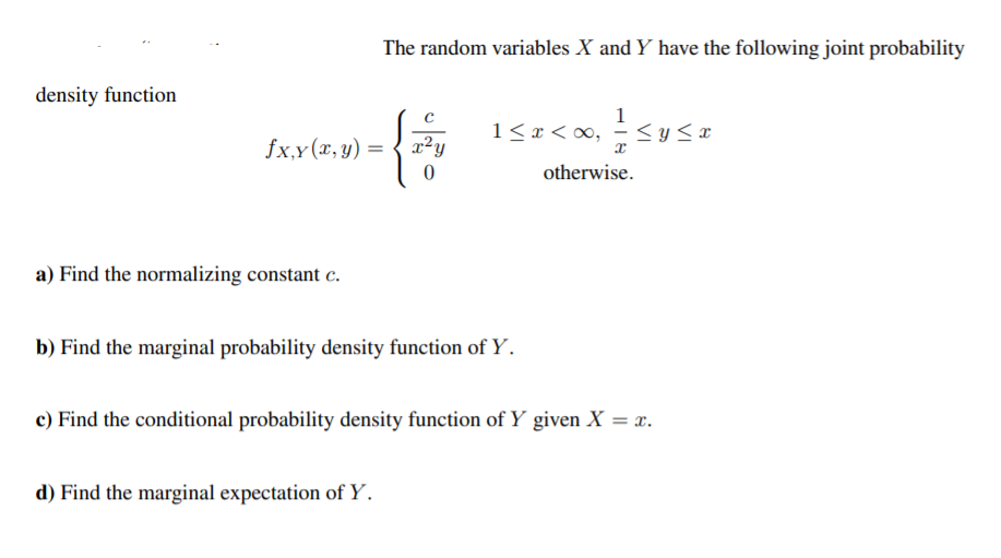 help in question The random variables X and Y have the following