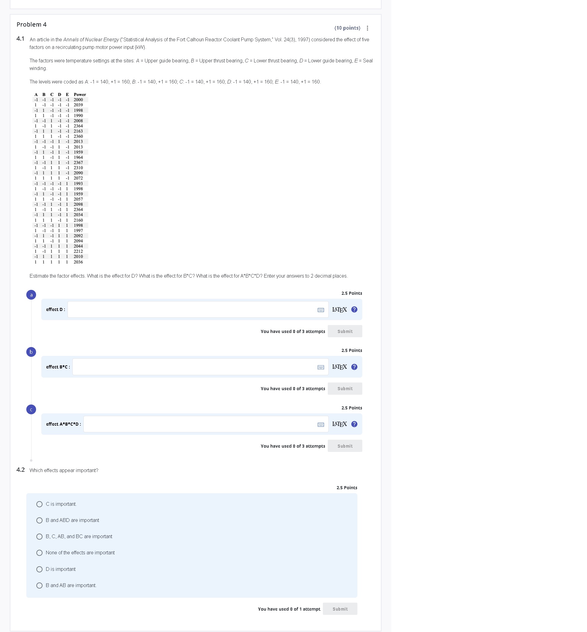 Please show procedure Problem 4 (10 points) : 4.1 An article in