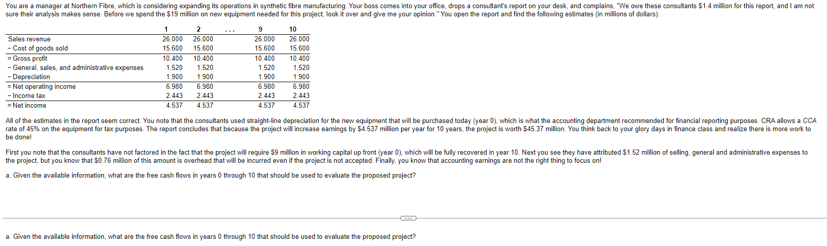  sure their analysis makes sense. Before we spend the $19 million