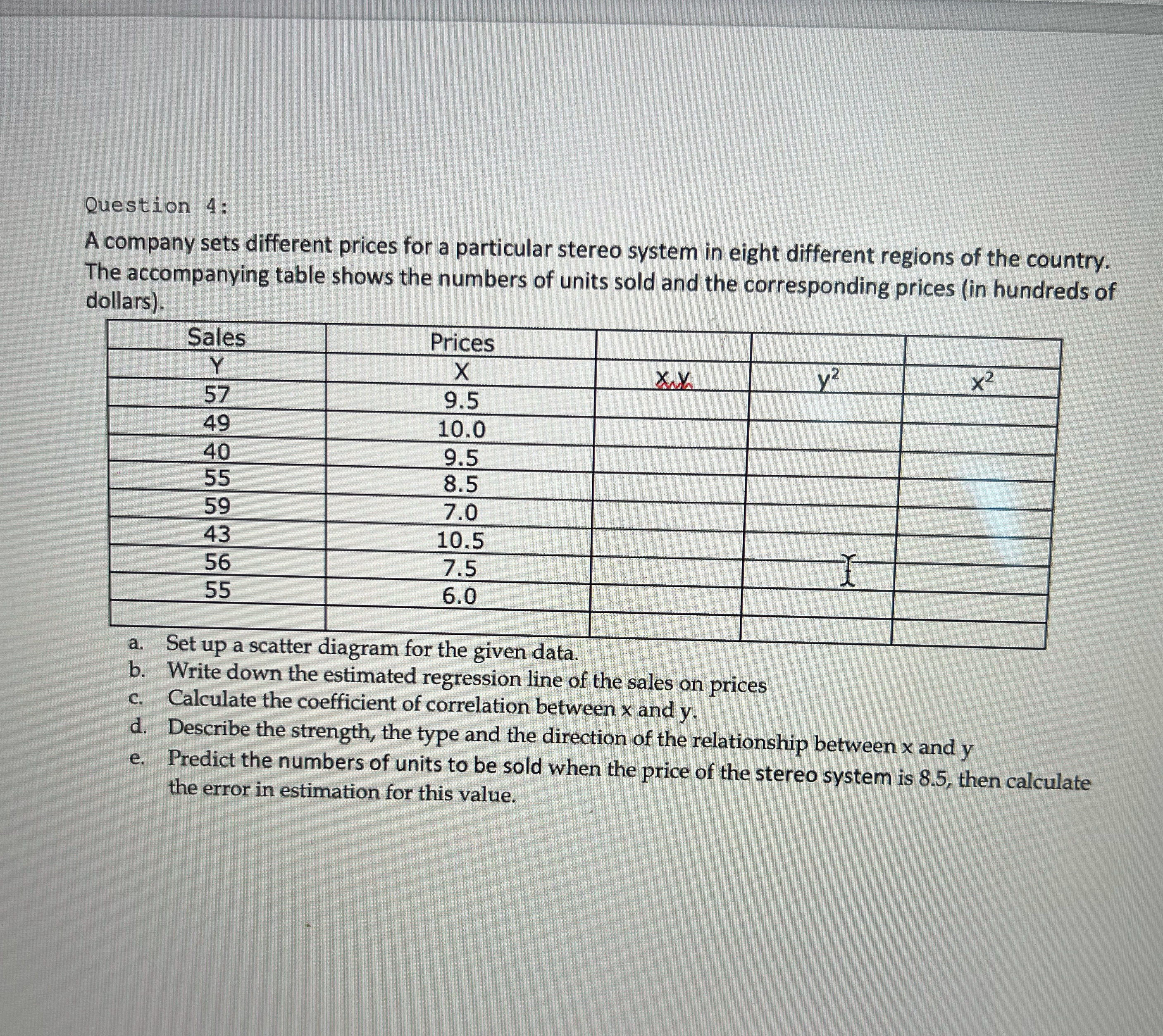 I don't have time please help me Question 4: A company sets