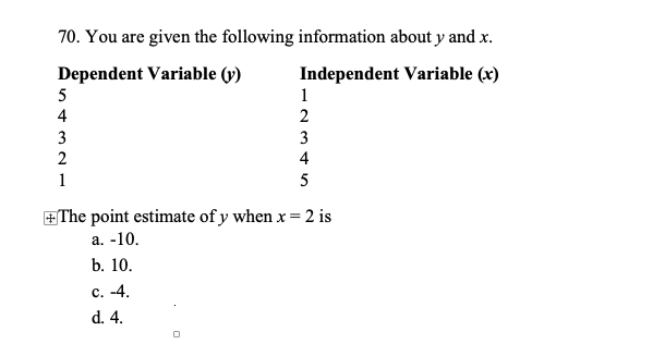 55.If there is a very strong correlation between two variables, then the