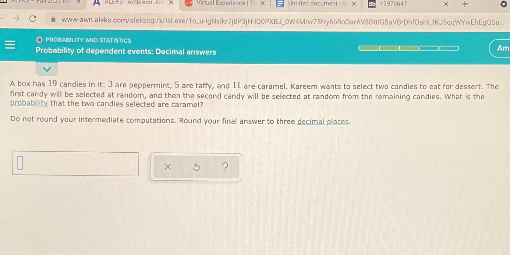 A ALEKS - Ambreon Jon X Virtual Experience | Th x