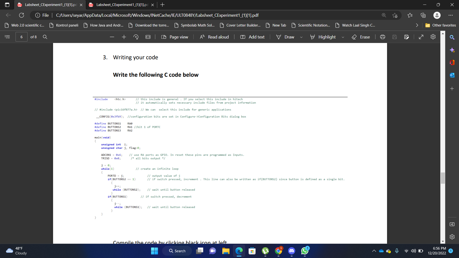 I couldn't understand the code can you please explain it to me