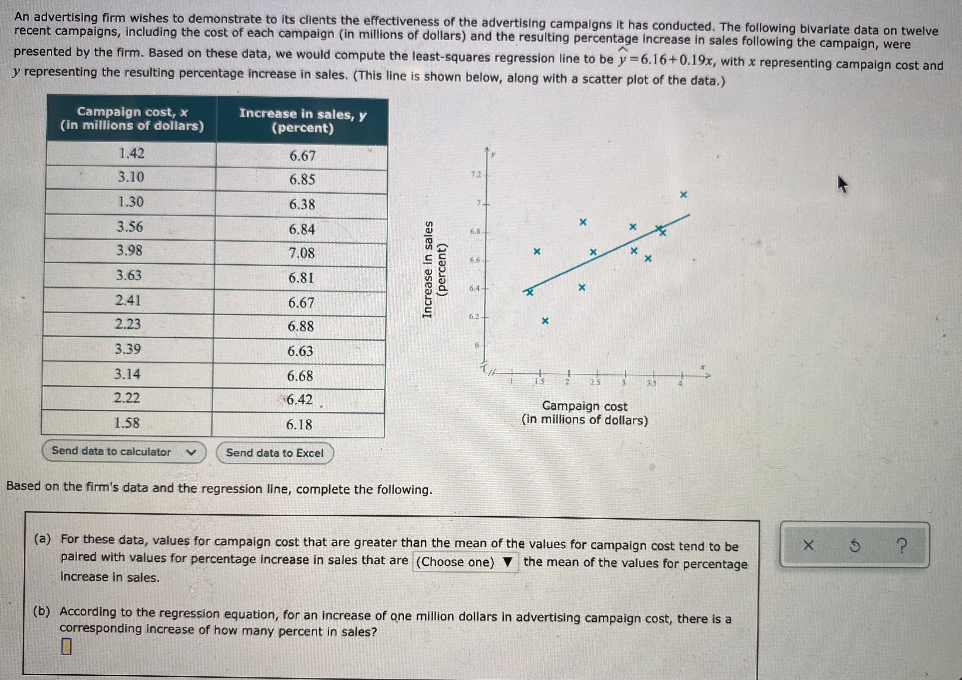 the line of best fit for the data. Fill in the blanks