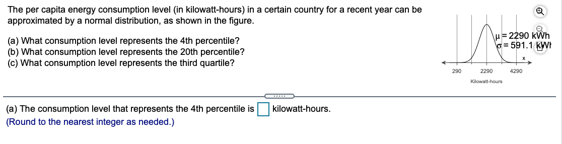 height was 63.6 inches with a standard deviation of 2.65 inches. Answer