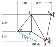 3 m 1 m B D 4 m C 2 m 8