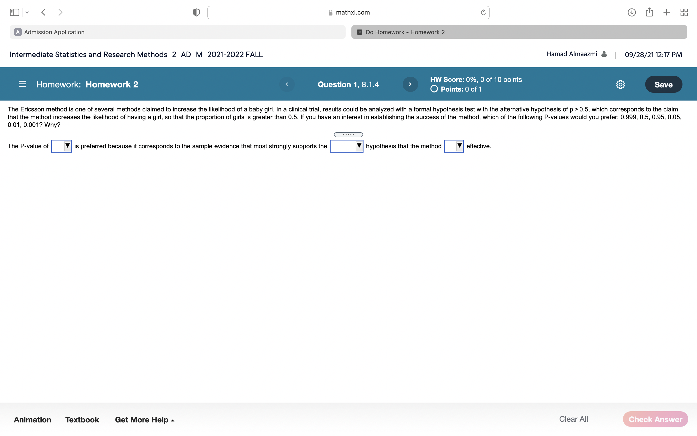  El: " I) ' mathxlcom (3| @ a + 33 Intermediate