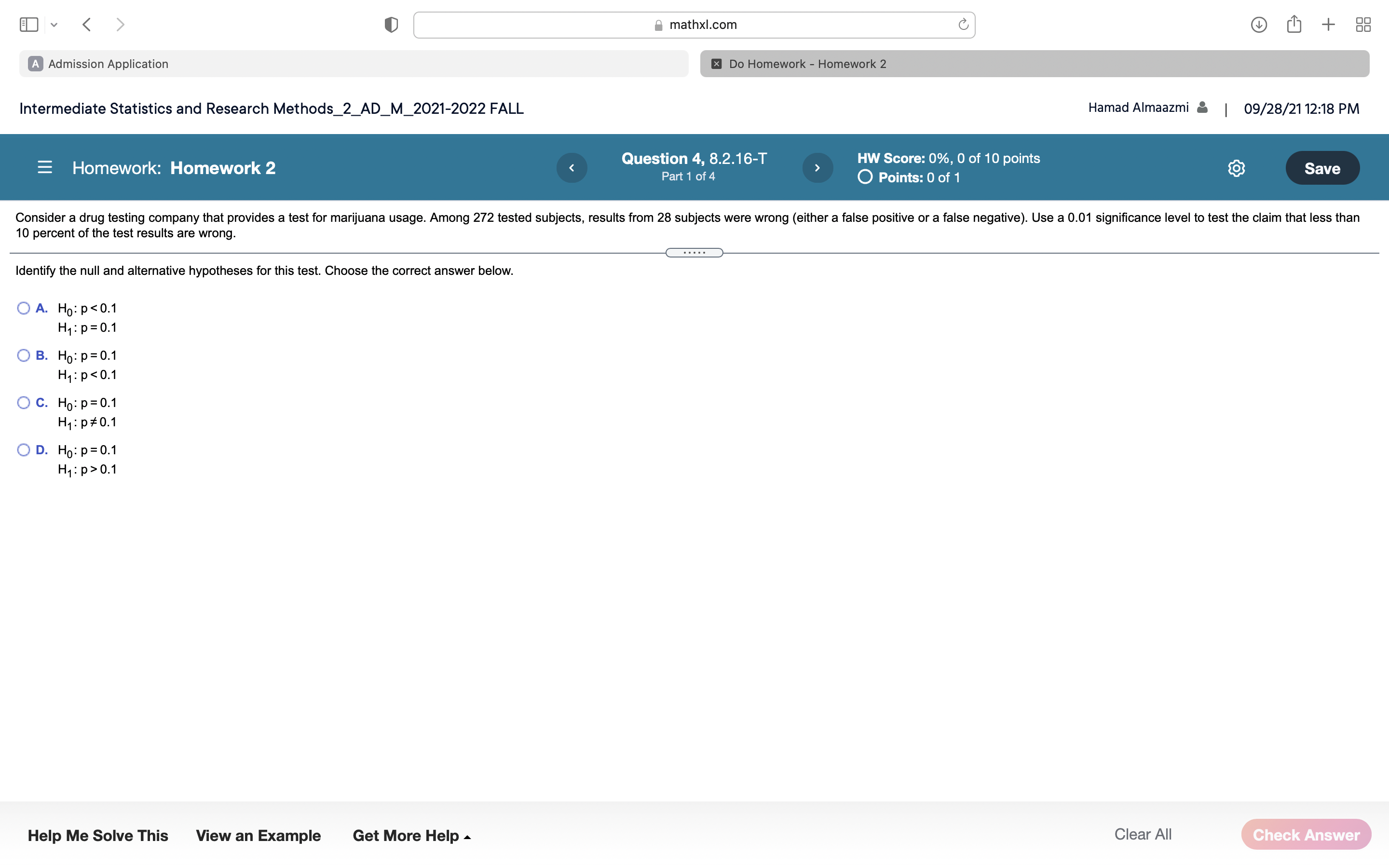 Homework2 Question1,8.1.4 The Ericsson method is one of several methods claimed to