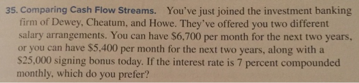 want to be able to withdraw $2,500 each quarter from your bank