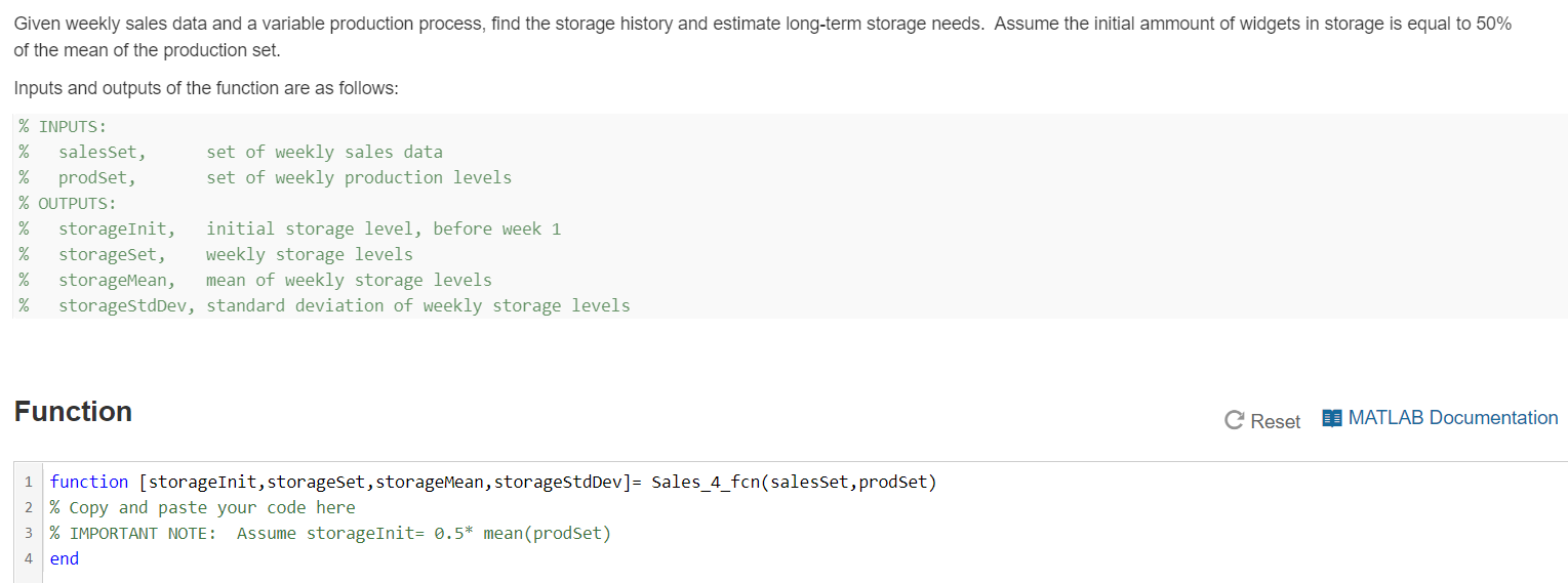 Case 4 matlab code to call function % Case 4: Given a