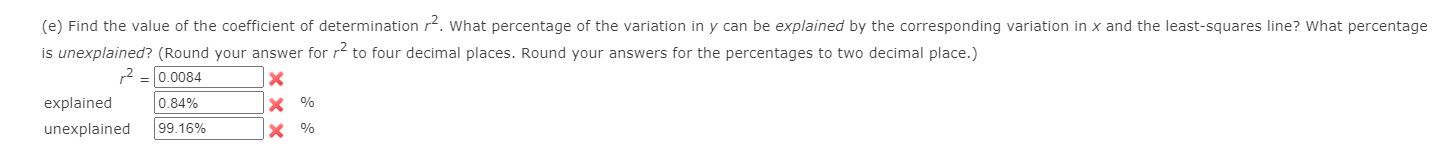 there is sufcient evidence that ,8 differs from 0. X {g} Find