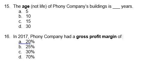 tables shown? The answer sheet says the correct answers for 15) a