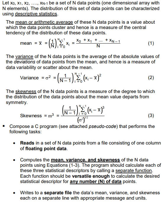  Write the Program in C and include the entire code you