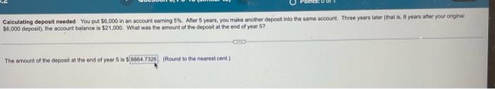  Please answer all questions 6: You put $6,000 in an account