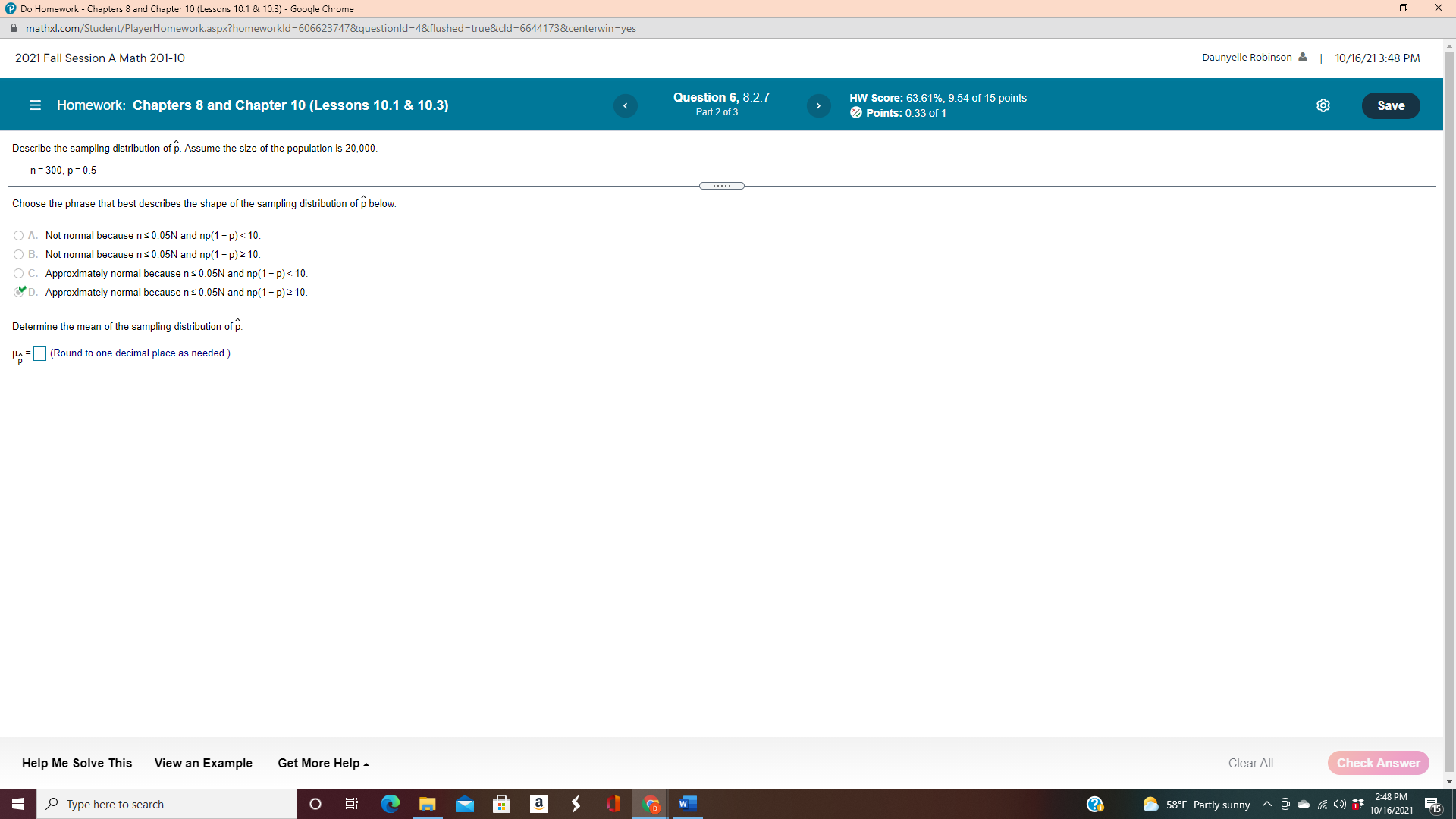  Do Homework - Chapters 8 and Chapter 10 (Lessons 10.1 &