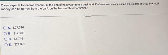 You will need to borrow $240,000 to purchase the home. A mortgage