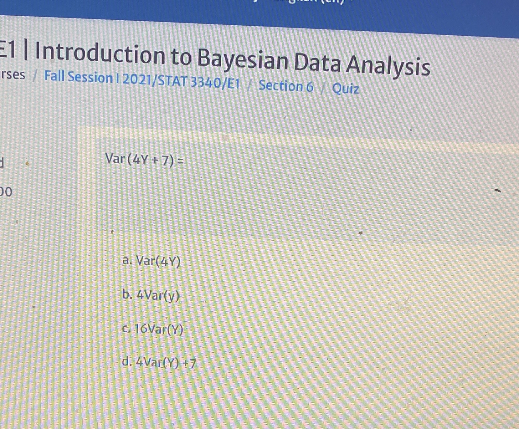 1 | Introduction to Bayesian Data Analysis rses / Fall Session