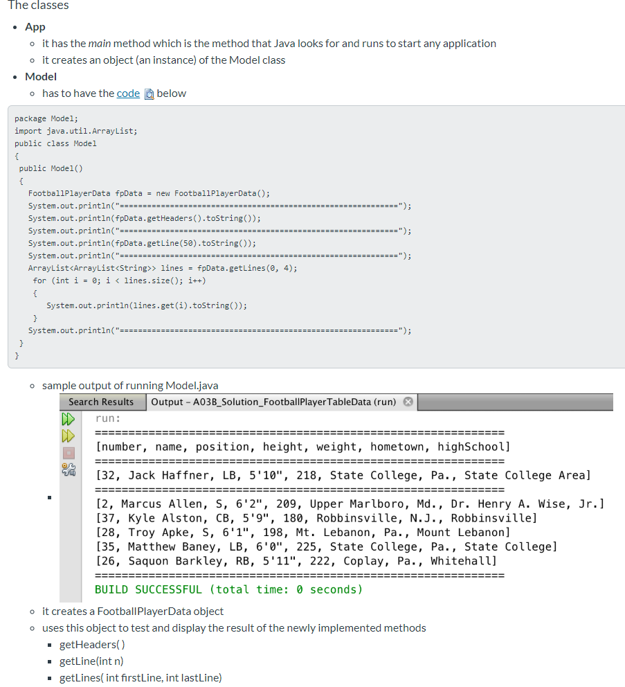 players; public FootballPlayerData() { players = new ArrayList(); } public void ReadPlayersFromXML()
