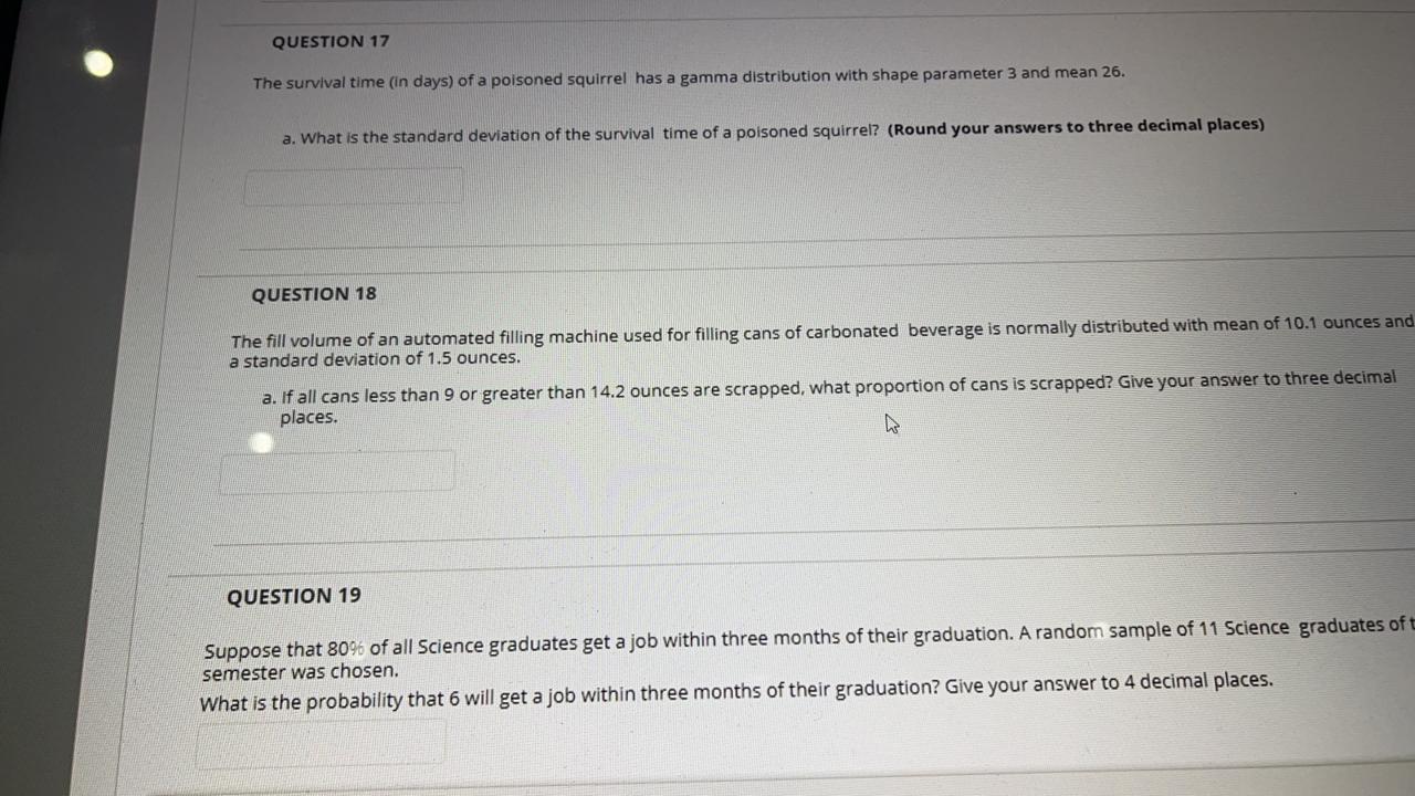 Suppose that 63% of all Statistics graduates get a job within one