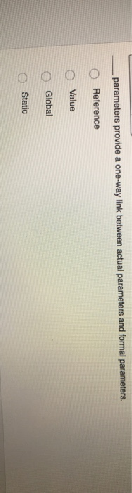 block exit is called a(n) O static O identification automatic 0 unique