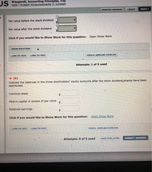 14-5 (Part Level Submission) On October 1, Little Bobby Corporation's stockholders' equity