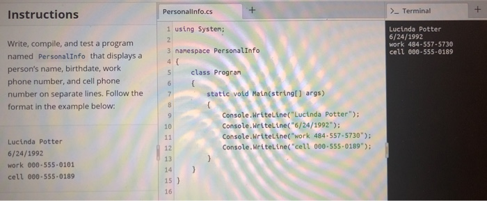  coding is in C# can you please tell me why it