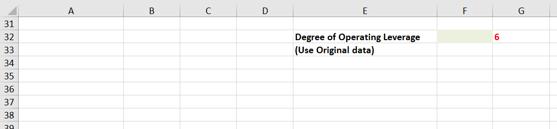 Target Profit, Degree of Operating Leverage O LO 6-5, 6-6 Pin Cushion