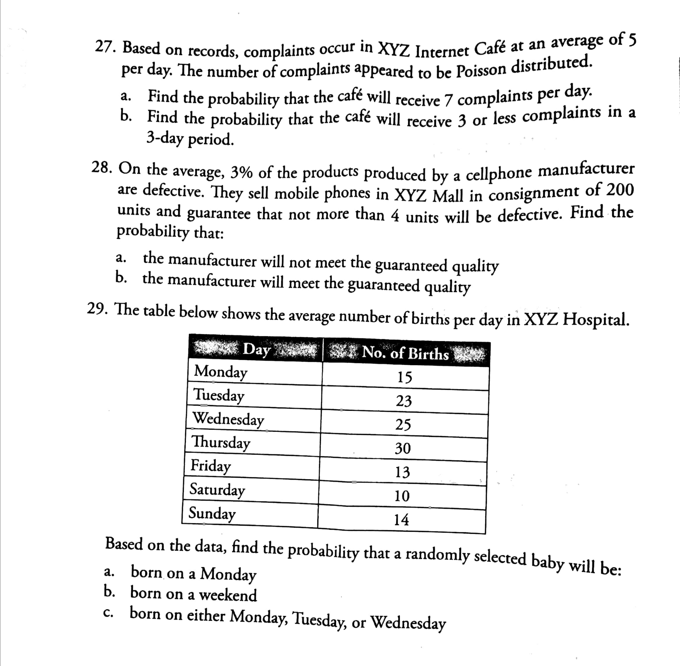 a sum of9 c. d. a sum of7 or sum of8 e.