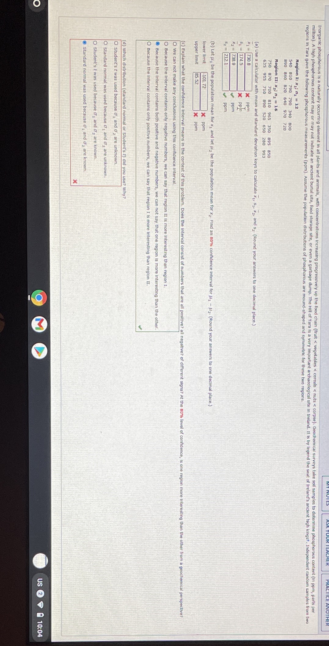 I keep getting these wrong please help Inorganic phosphorous Is a naturally