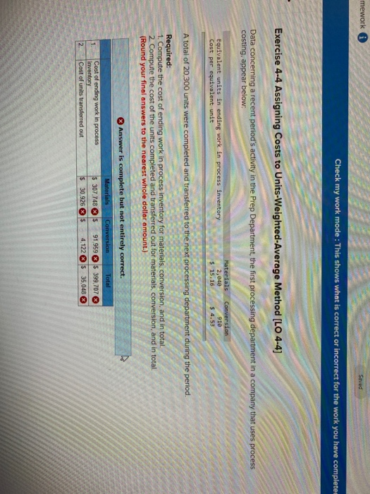 cannot get this right PLZ HELP mework Saved Check my work mode