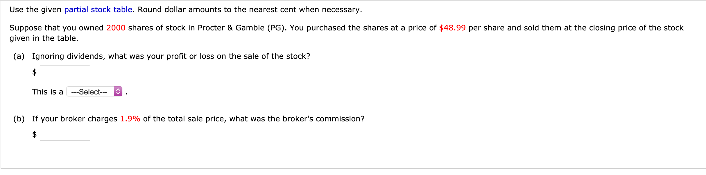 Step by step guide on how to work out this problem. Cannot