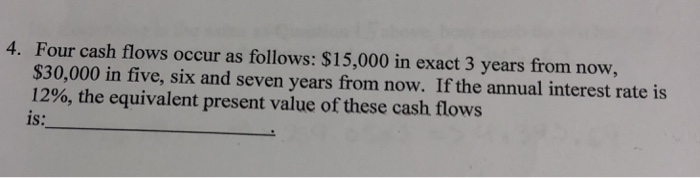  and ehat is the equivalent 7 year annuity amount each year