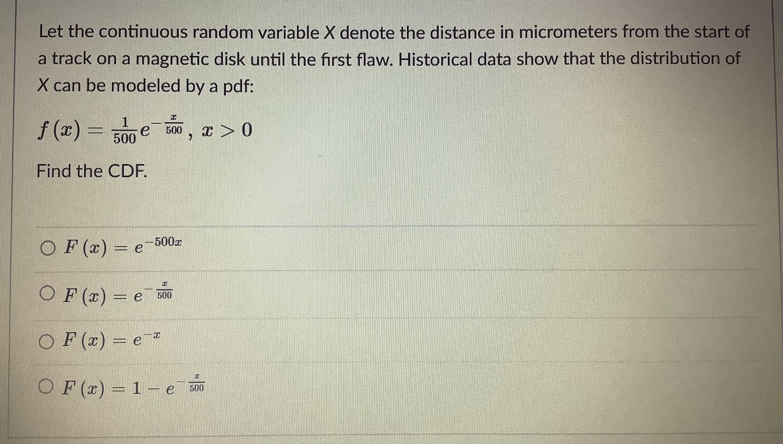 a thin copper wire in milliamperes. Assume that the range of X